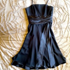 Worn once, bridesmaids black dress